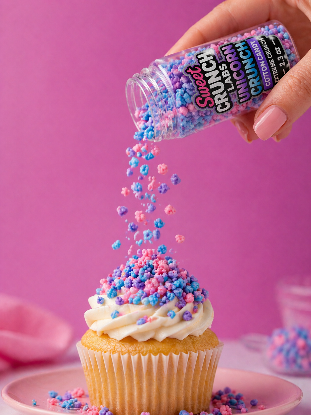 UNICORN CRUNCH Shaker - Cotton Candy