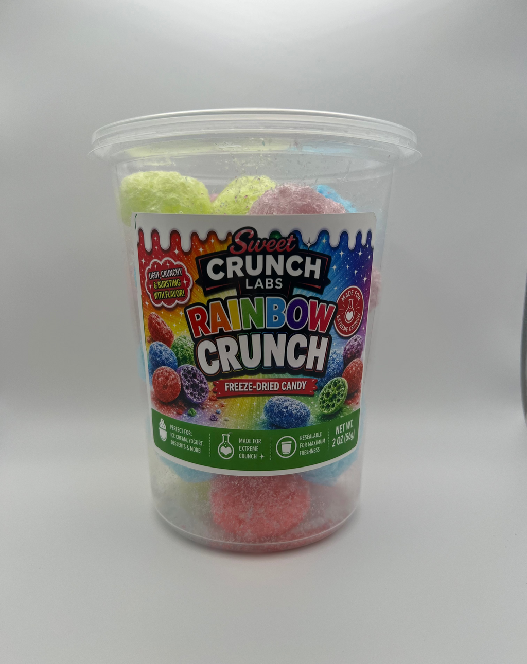 Rainbow Crunch Freeze-Dried Fruity Candy