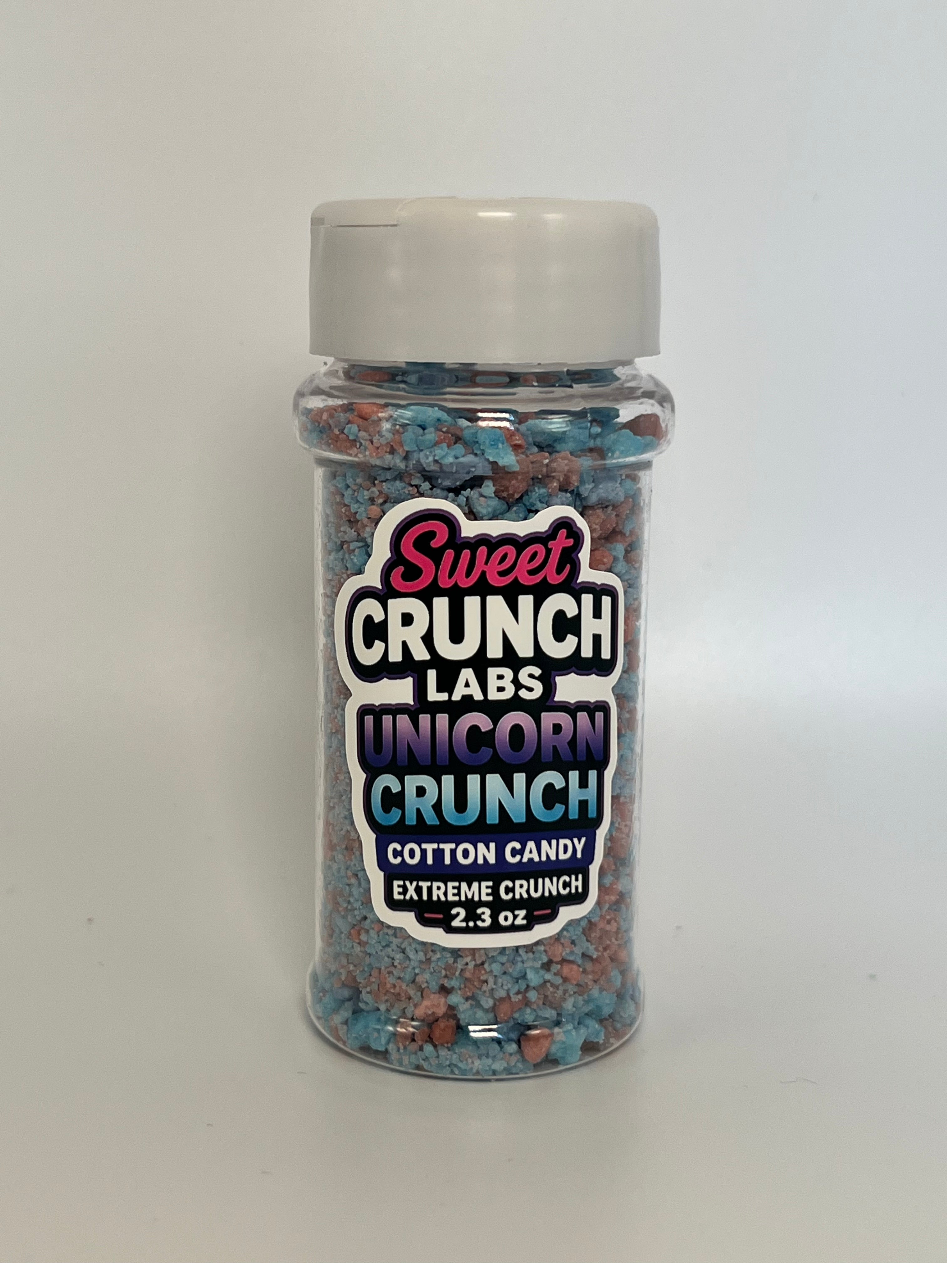 UNICORN Crunch Shaker - Cotton Candy Topper