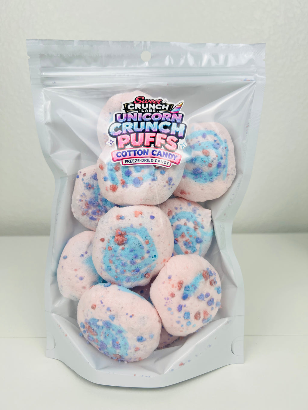 Unicorn Crunch Puffs – Freeze-Dried Candy