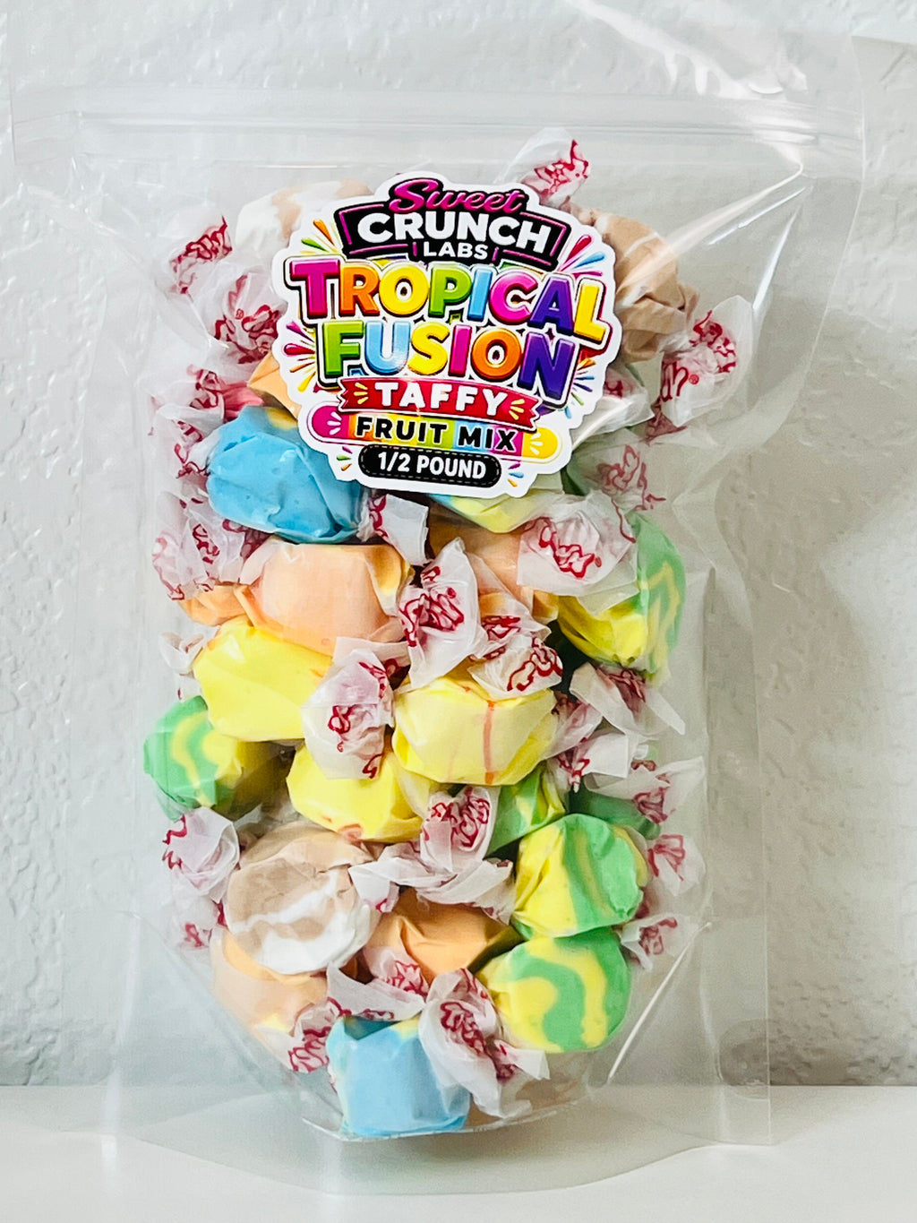 Tropical Fusion Salt Water Taffy –Gourmet Candy | Sweet Crunch Labs