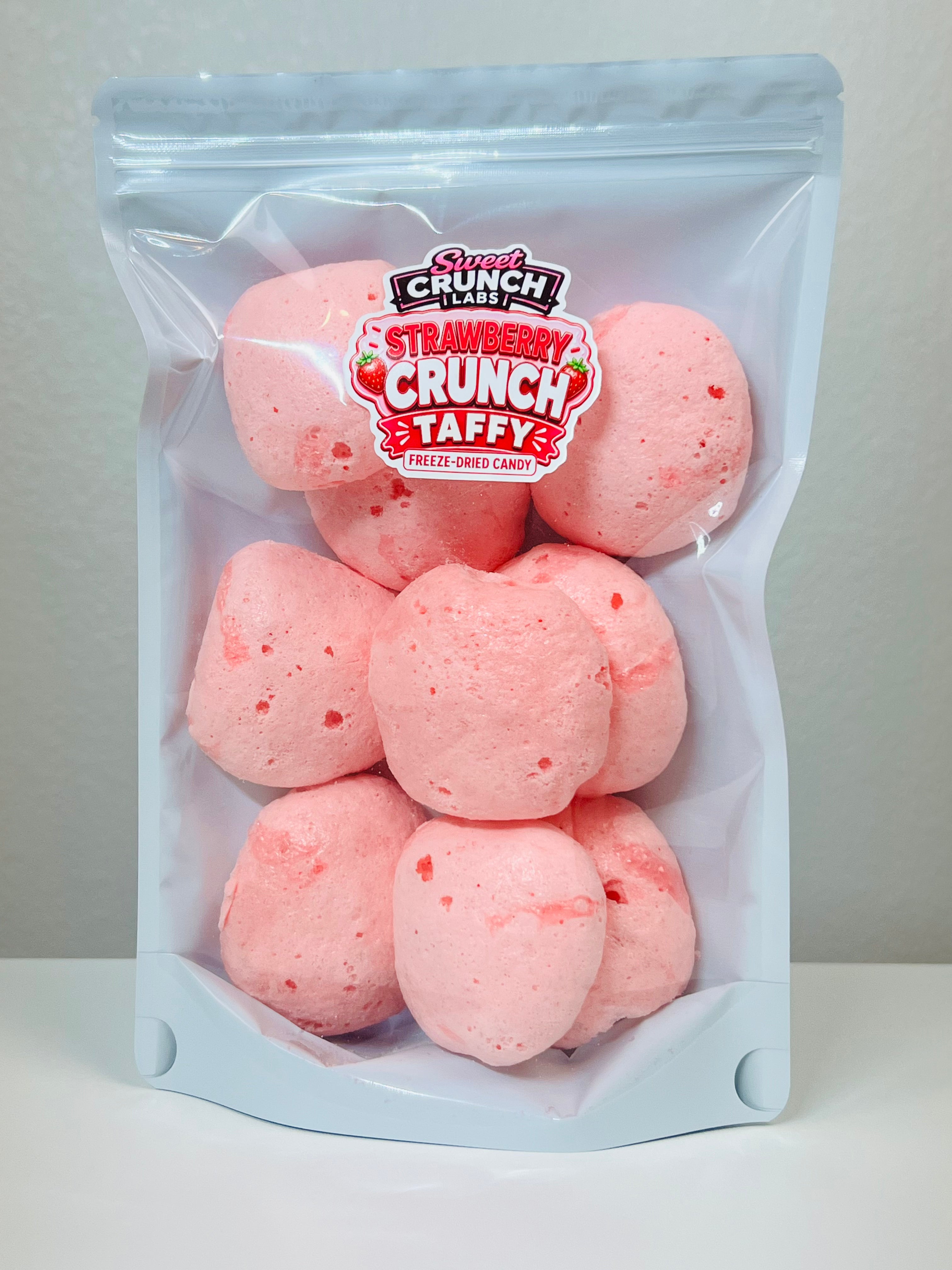Strawberry Crunch Taffy | Freeze-Dried Candy