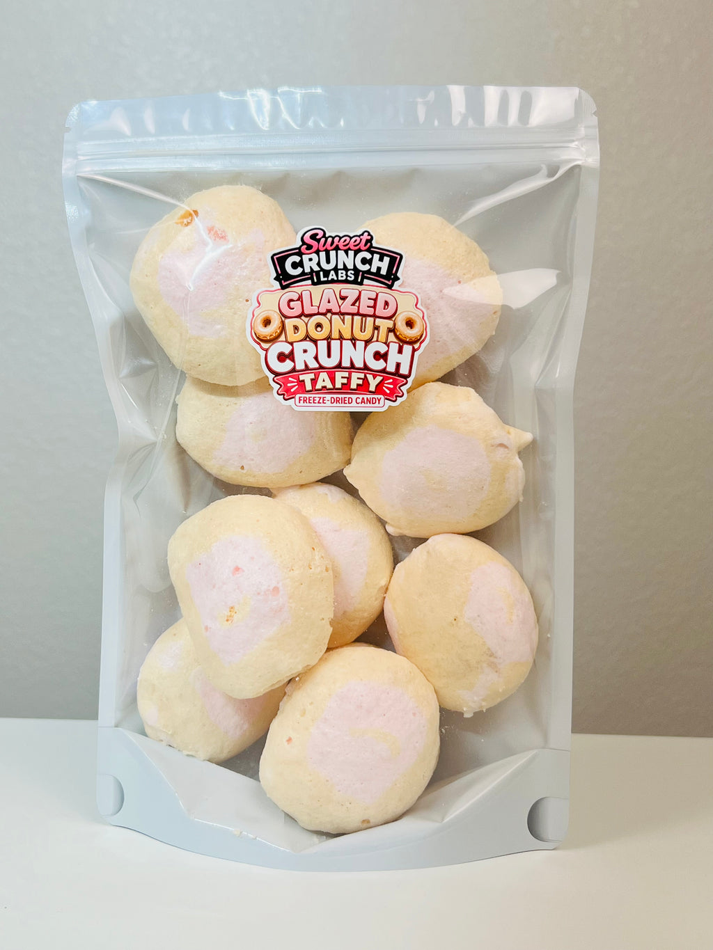 Glazed Donut Crunch Puffs – Freeze-Dried Candy