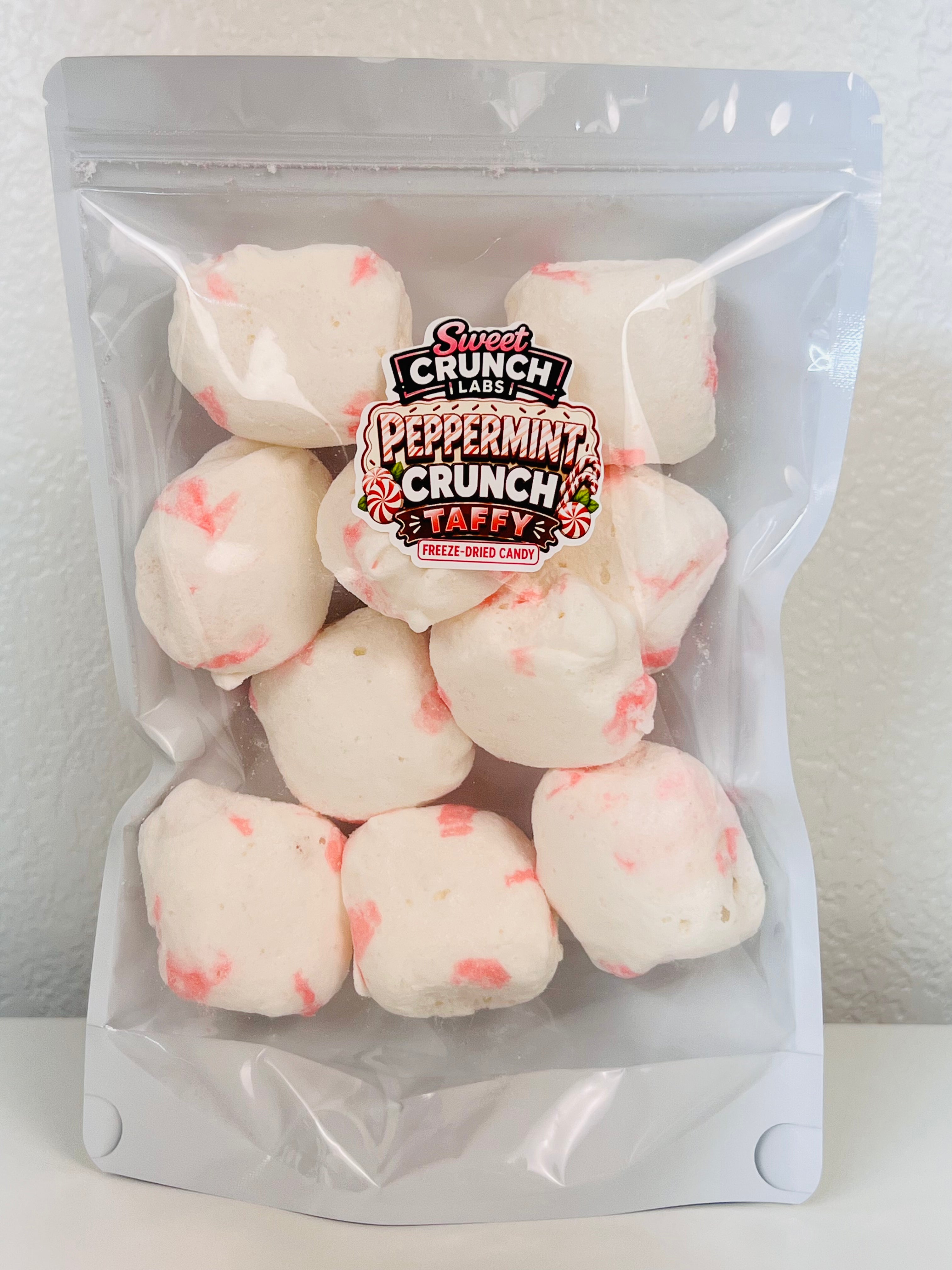 Peppermint Freeze-Dried Taffy