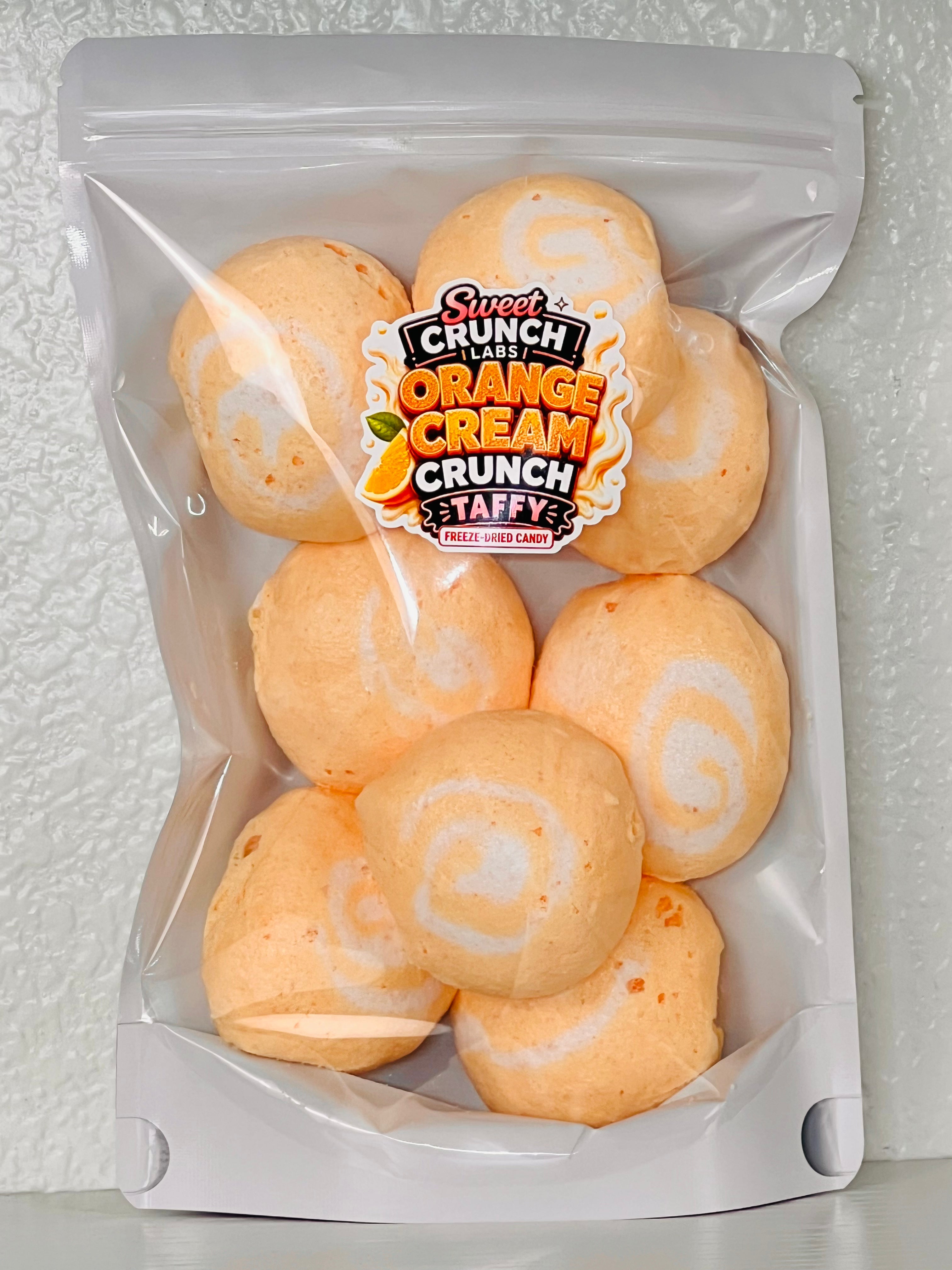 Orange Cream Freeze Dried Taffy