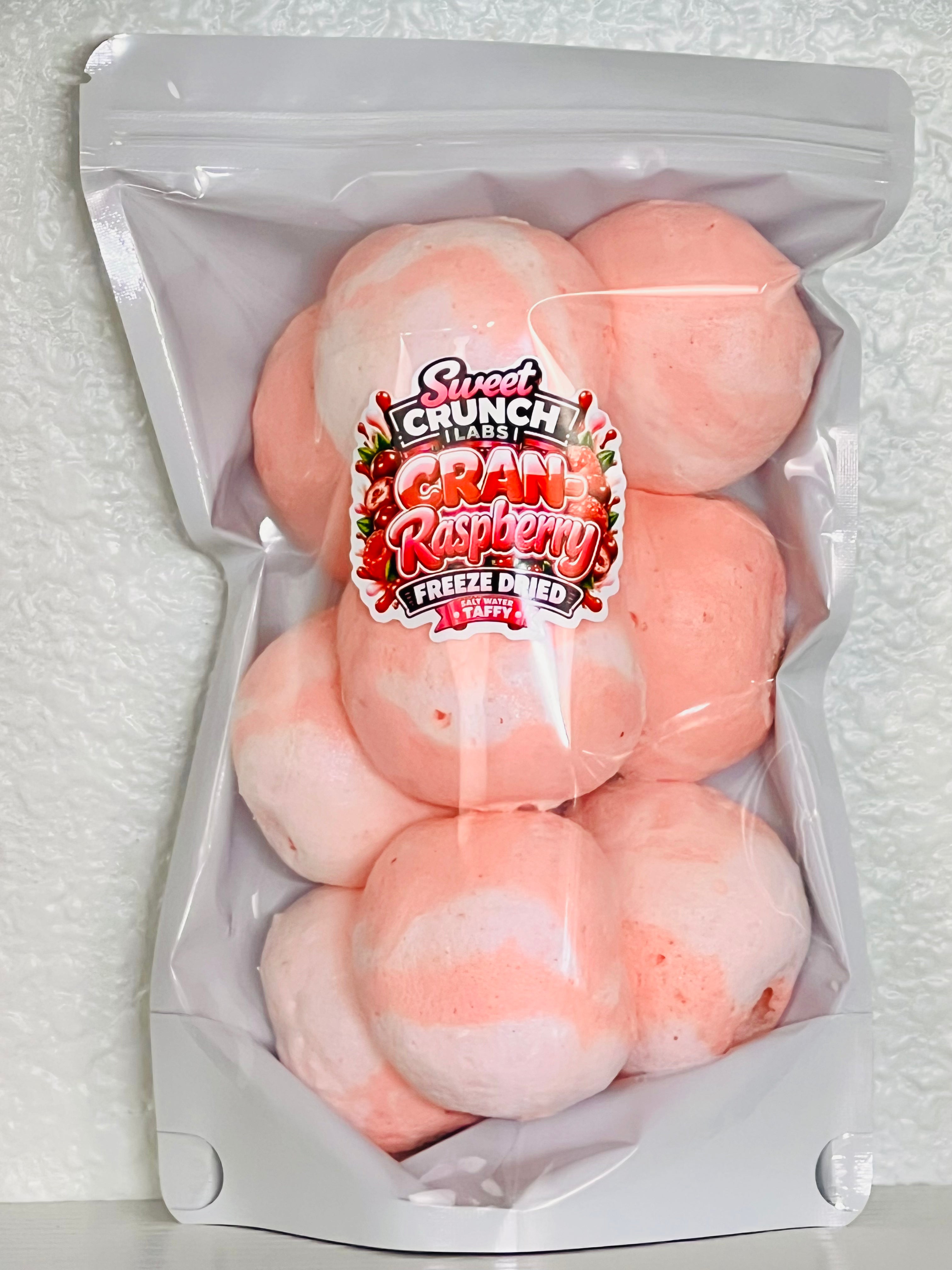 Cran-Raspberry Freeze Dried Salt Water Taffy