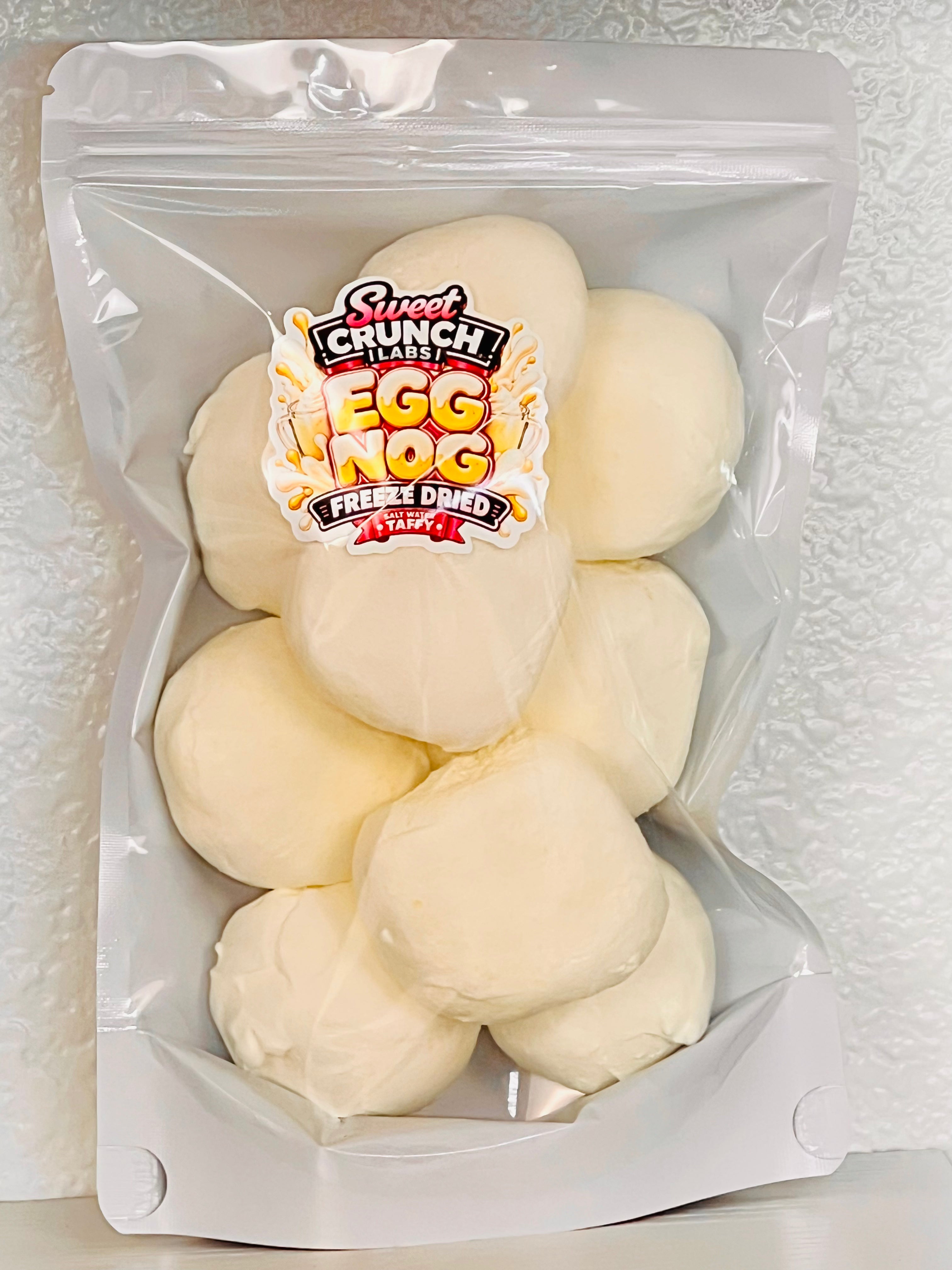Egg Nog Freeze Dried Salt Water Taffy