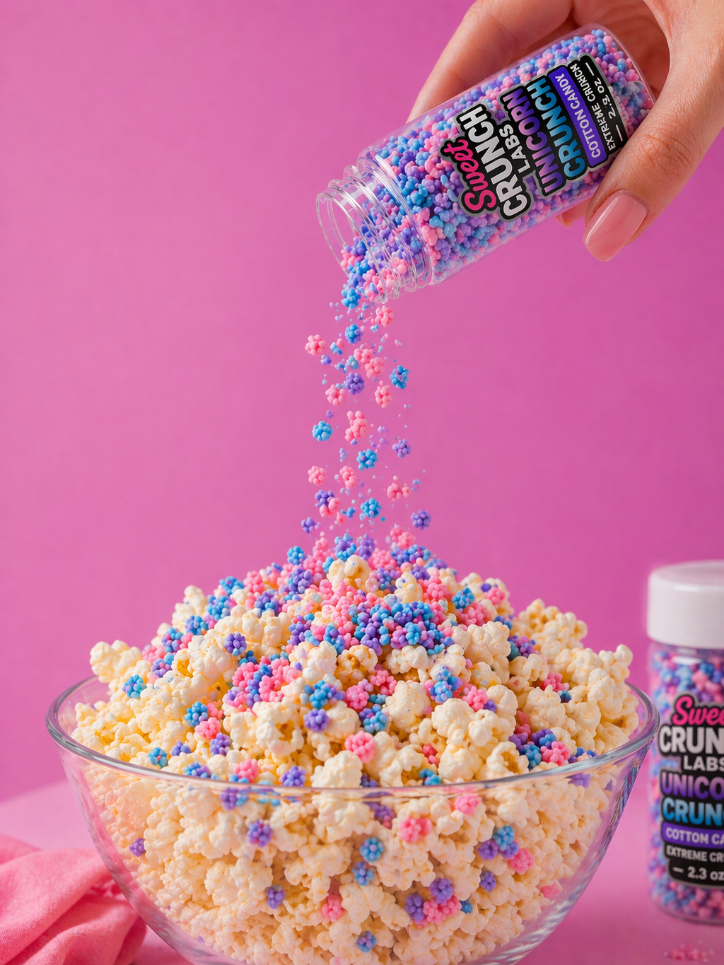 UNICORN CRUNCH Shaker - Cotton Candy