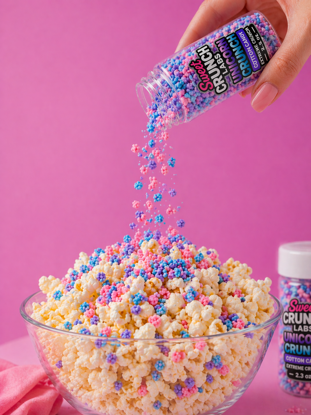 UNICORN CRUNCH Shaker - Cotton Candy